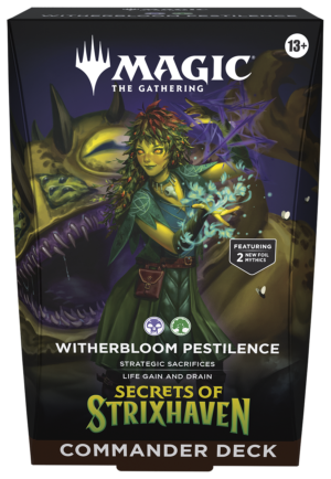 Secrets of Strixhaven Witherbloom Pestilence Commander Deck