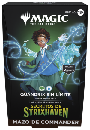 Secretos de Strixhaven Quandrix sin Límite Commander Deck