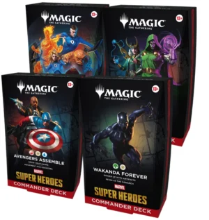 Marvel Super Heroes Commander Deck Bundle (4)