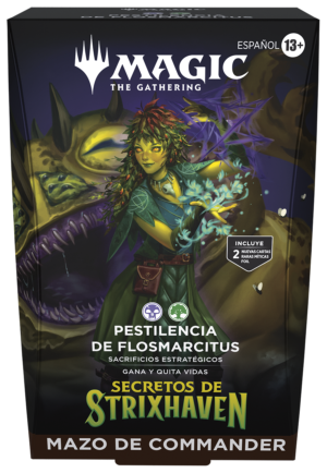 Secretos de Strixhaven Pestilencia de Flosmarcitus Commander Deck