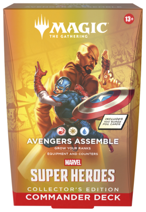 Marvel Super Heroes Avengers Assemble Collector's Edition Commander Deck