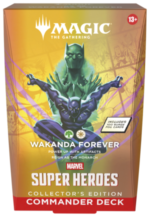 Marvel Super Heroes Wakanda Forever Collector's Edition Commander Deck