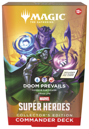 Marvel Super Heroes Doom Prevails Collector's Edition Commander Deck